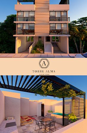 Departamentos sobre planos, en preventa, en construcción y terminados para la venta en Playa del Carmen - Playa del Carmen